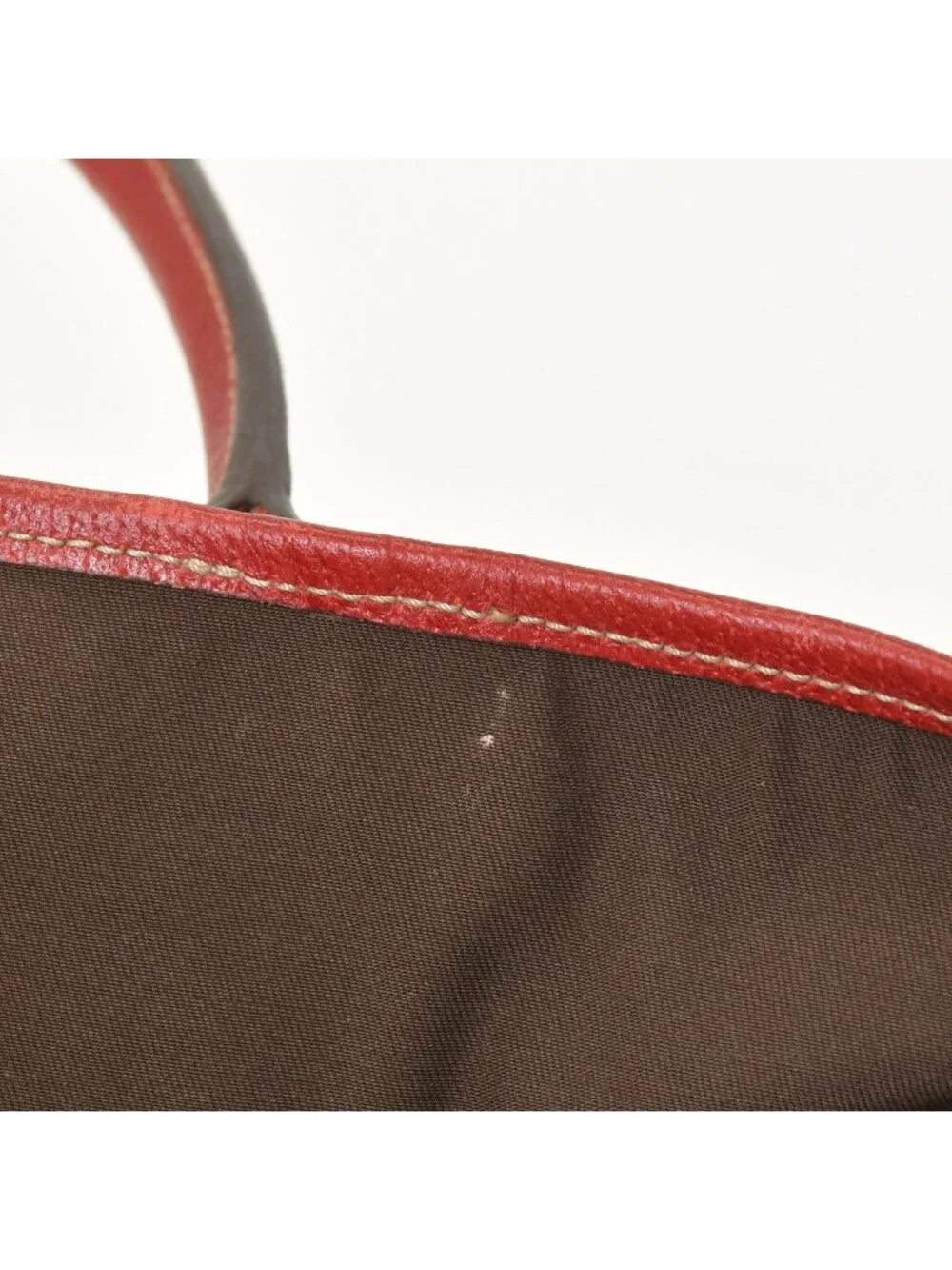 Gucci Handbag GG Canvas Sherry Line Leather Beige
